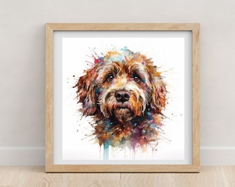 Cockapoo print | Cockapoo | Cockapoo poster | watercolour print | Dog lovers | pet portrait