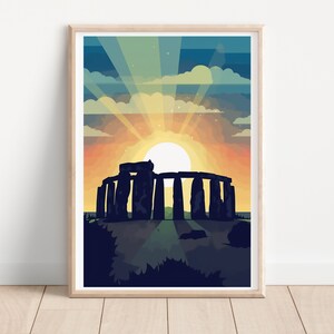 Stonehenge | Stonehenge Art | Stonehenge Print | Stonehenge Poster