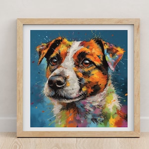 Jack Russell print | Jack Russell | Jack Russell poster | watercolour print | Dog lovers | pet portrait