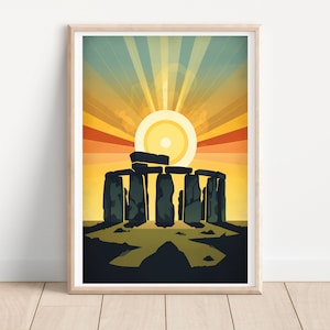 Stonehenge | Stonehenge Art | Stonehenge Print | Stonehenge Poster