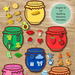 Color Matching Activity for Kids Colour Toddler Printable Montessori Materials For Homeschool Preschool Curriculum Worksheet For Early Years