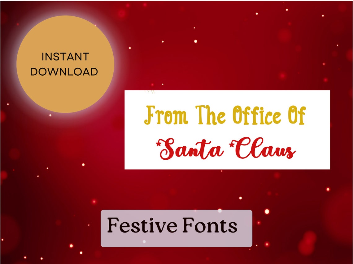 Custom Santa Letter for Kids Printable Letter From Santa With - Etsy UK