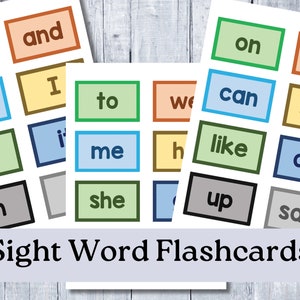 Sight Word Flashcards For Beginner Readers Flashcards Of Sight Words For Learning To Read Sight Word Flashcards First Grade And Early Years