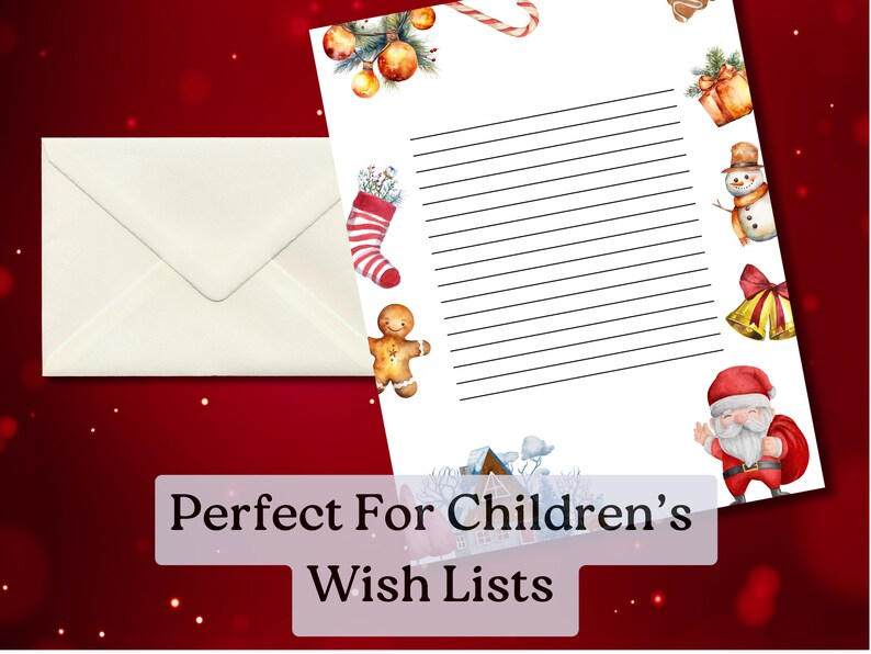 Letter to Santa Printable Santa Letter From Kid's Template Letter to