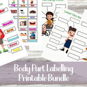 Body Parts Activity Printable My Body Early Years Resources Homeschool Parts Of The Body Activities Printable Montessori My Body Materials