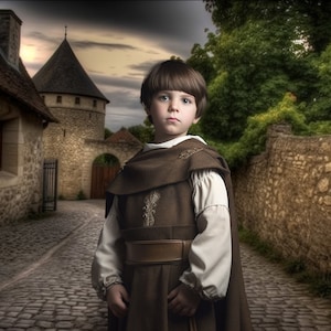 Medieval Fantasy Castle Digital Background / Cobblestone Street Backdrop / Fairy Tale / for photographers / Digital Artist / Photoshop
