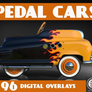 Pedal Car Overlays | PNG | Photoshop Overlays | Pedal Car digital art | Digital Overlay | Pedal Car Clipart for Composite Photography