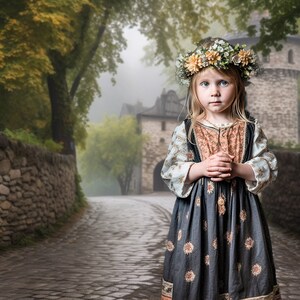 Medieval Castle Fantasy Digital Background / Cobblestone Street Background / Fairy Tale / for photographers / Digital Artist / Photoshop