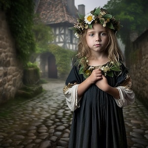 Medieval Castle Fantasy Digital Backdrop / Cobblestone Street Background / Fairy Tale / for photographers / Digital Artist / Photoshop