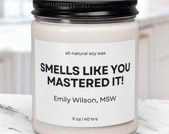 Vela divertida de graduación, regalo para graduado universitario, regalo de felicitación para un amigo, graduación de bachillerato, regalo de licenciatura, graduación de 2026