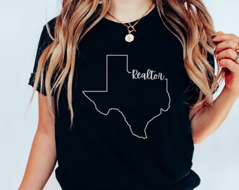 Realtor Shirt Realtor Shirts for Realtor Gift Real Estate Shirt Realtor Tshirt Gift for Real Estate Agent Closing Gift Texas t shirt