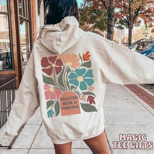 Boho Flower Christian Bible Verse Hoodie Boho Flower Christian Bible Verse Hoodie