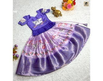 Beautiful designer Kids Lehenga Choli For girls, Kids Wedding dress, Baby girls lehenga ready to wear full stitched dress 1 to 15 Years size