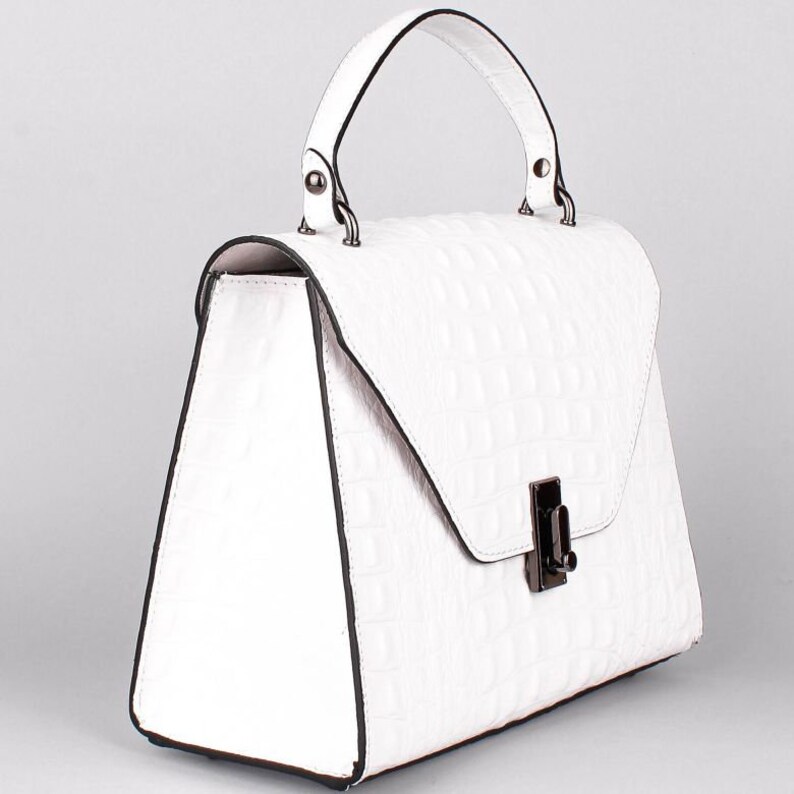 Italian Leather Women's Handbag Handcrafted With Timeless Elegance Etsy