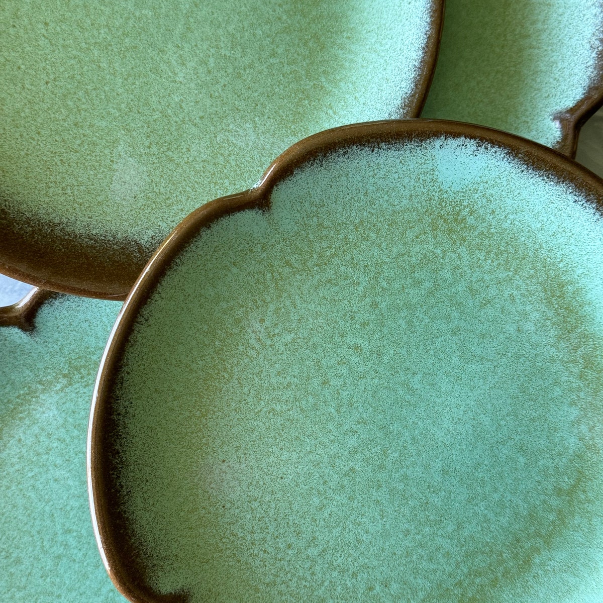 4 Frankoma Bread Plates Dessert Plates Prairie Green 5E - Etsy