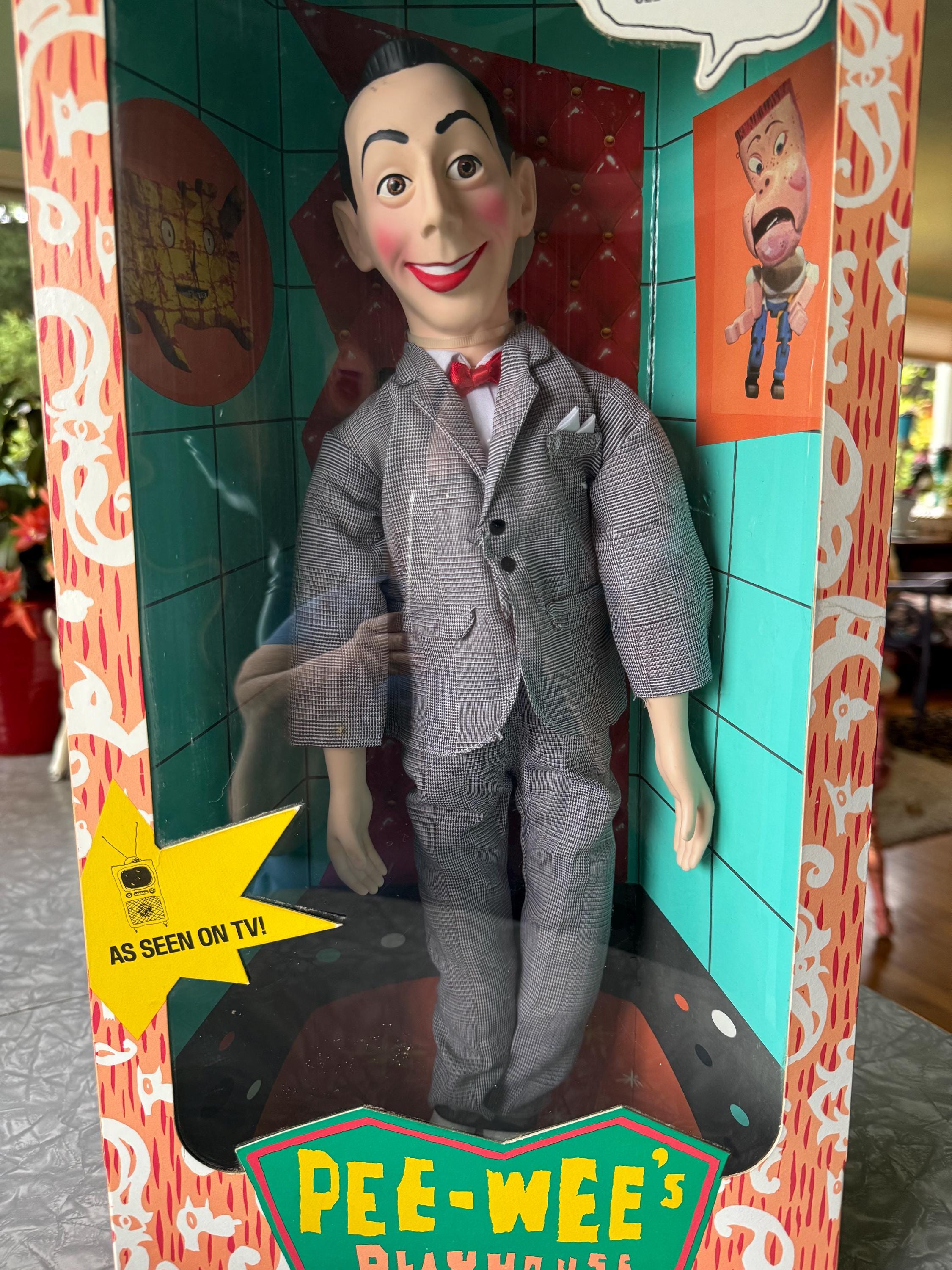 Peewee Herman Talking Doll Mint Condition in Original Box Unopened