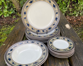 Mikasa Arabella Intaglio Stoneware Vintage Mix and Match