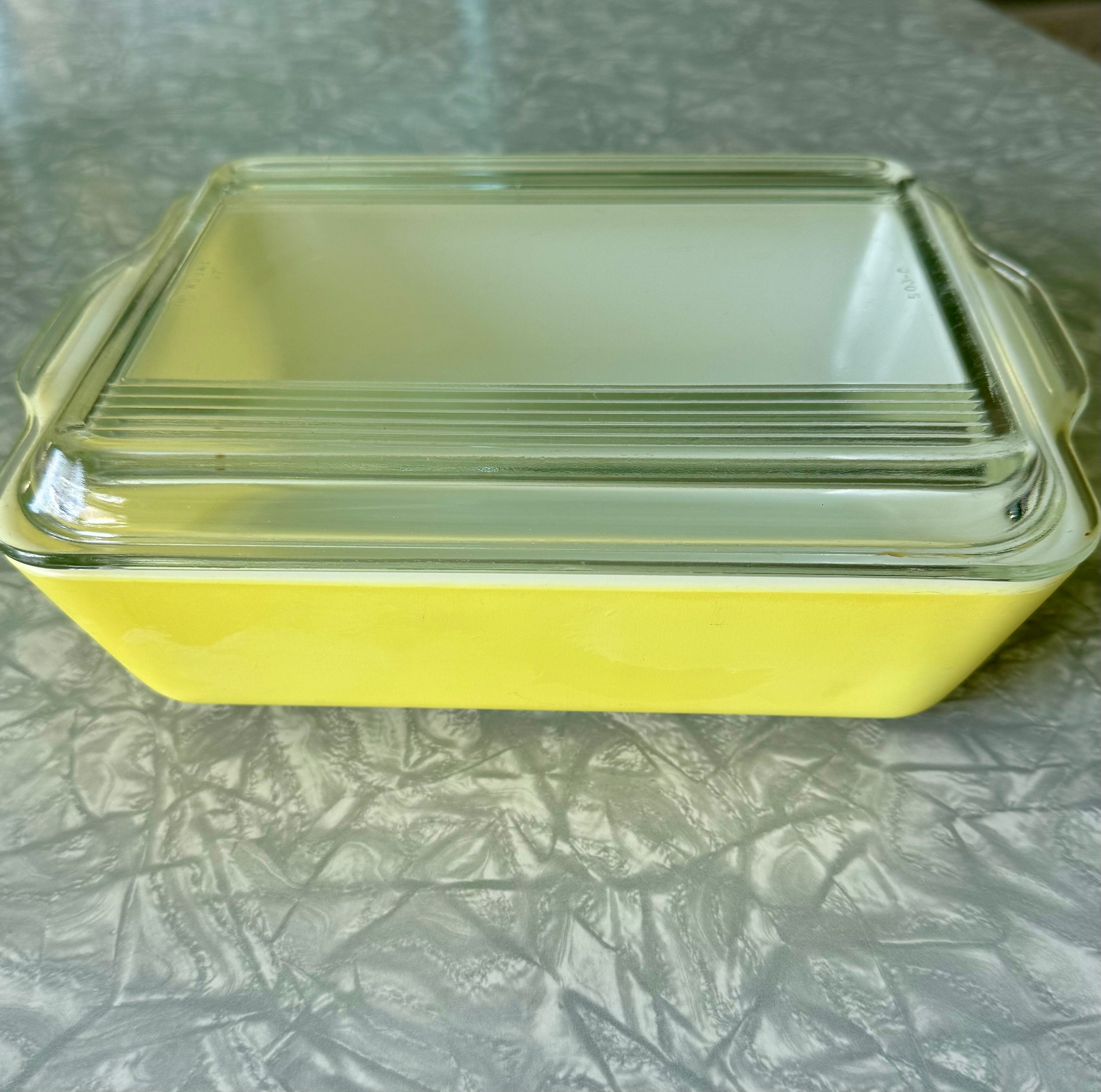 Pyrex Yellow 0503 Refrigerator Dish With 503-C Lid - Etsy
