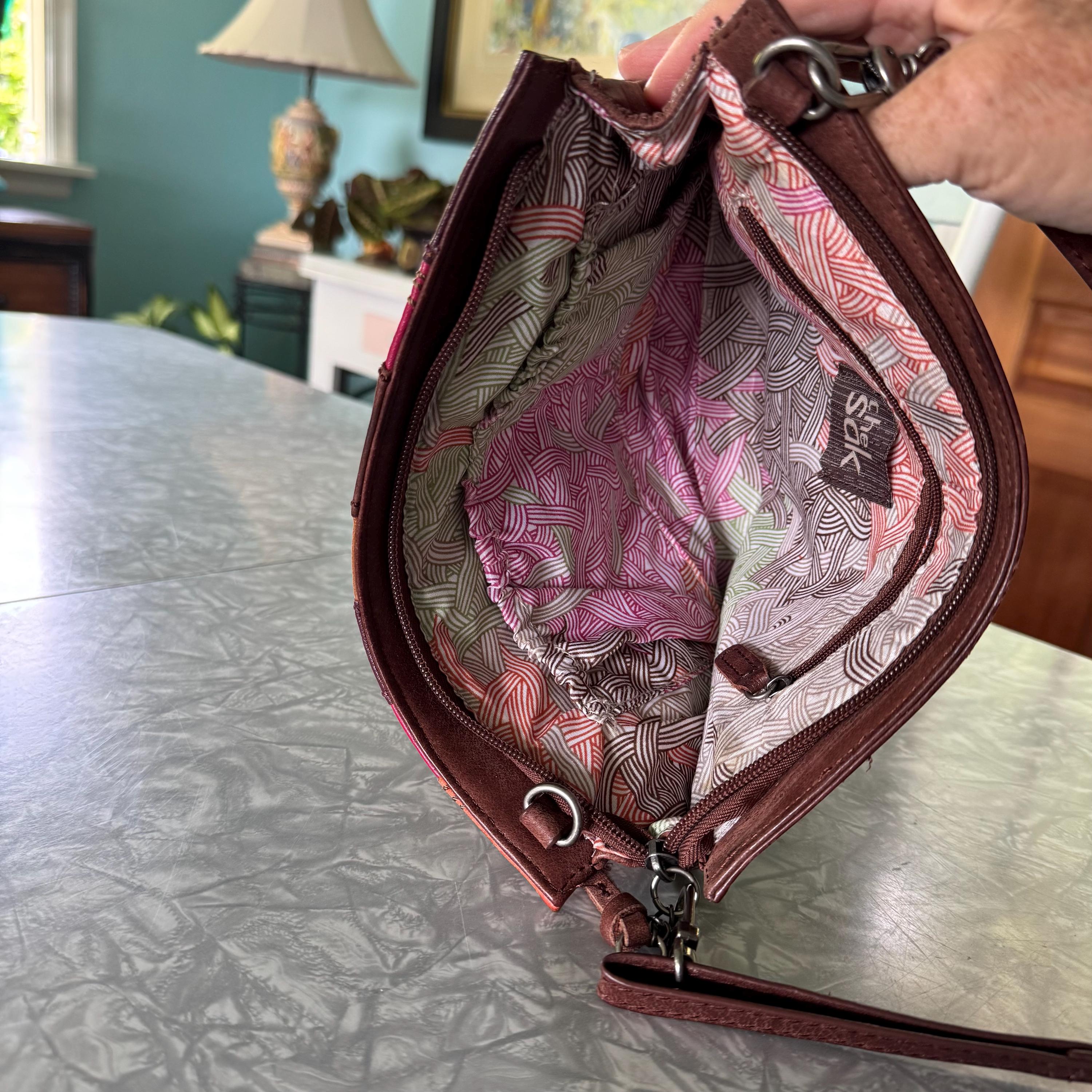 The Sak Stylish Multi-Color Leather Bag THE SAK MULTI COLOR LEATHER SHOULDER BAG PURSE UNIQUE HOT | eBay main image 2