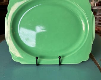 Riviera original green serving platter by Homer Laughlin