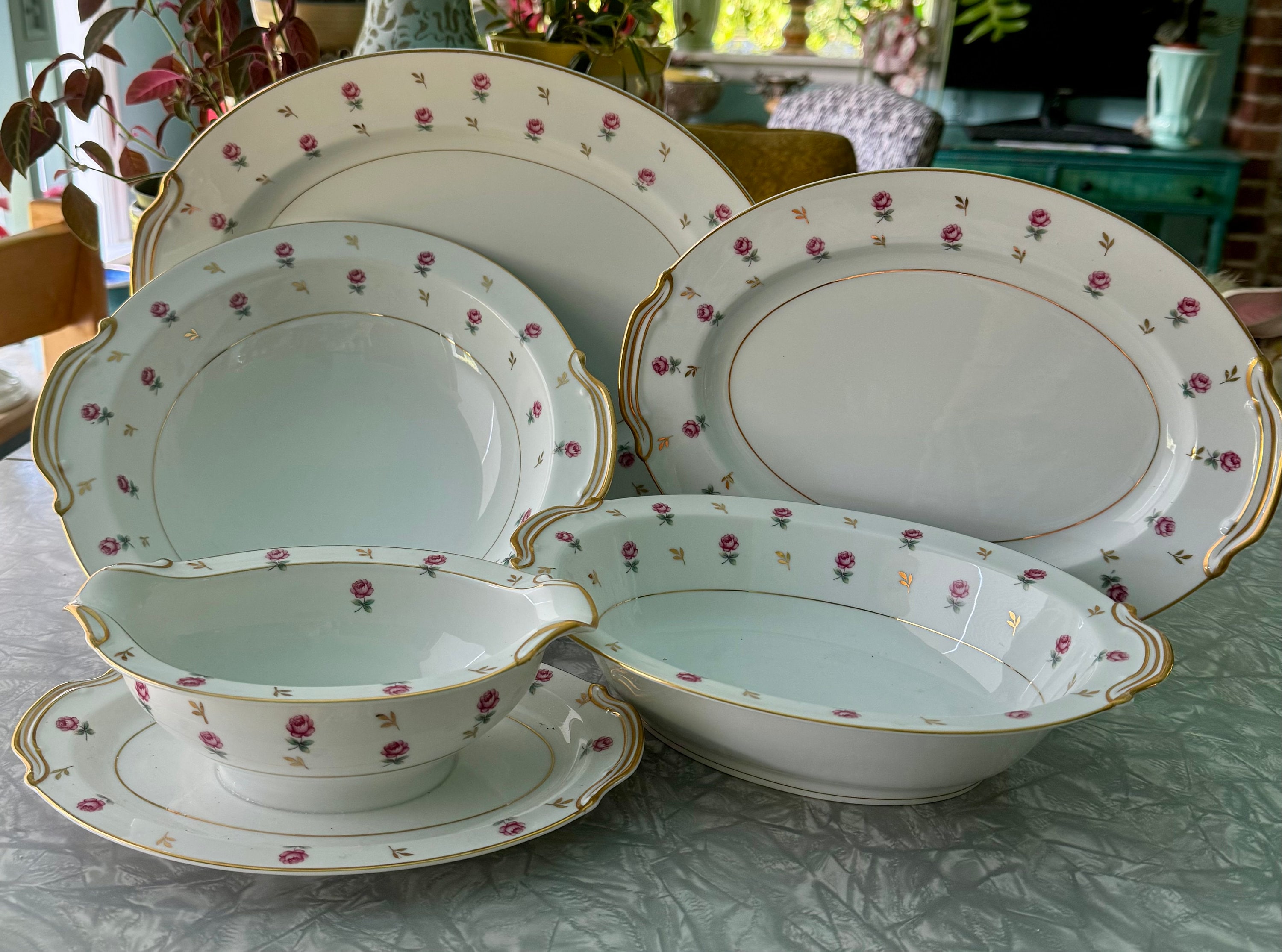 英国製 ...Rosalie 可憐な花びら ディナー皿5枚 Noritake Rosalie - Etsy