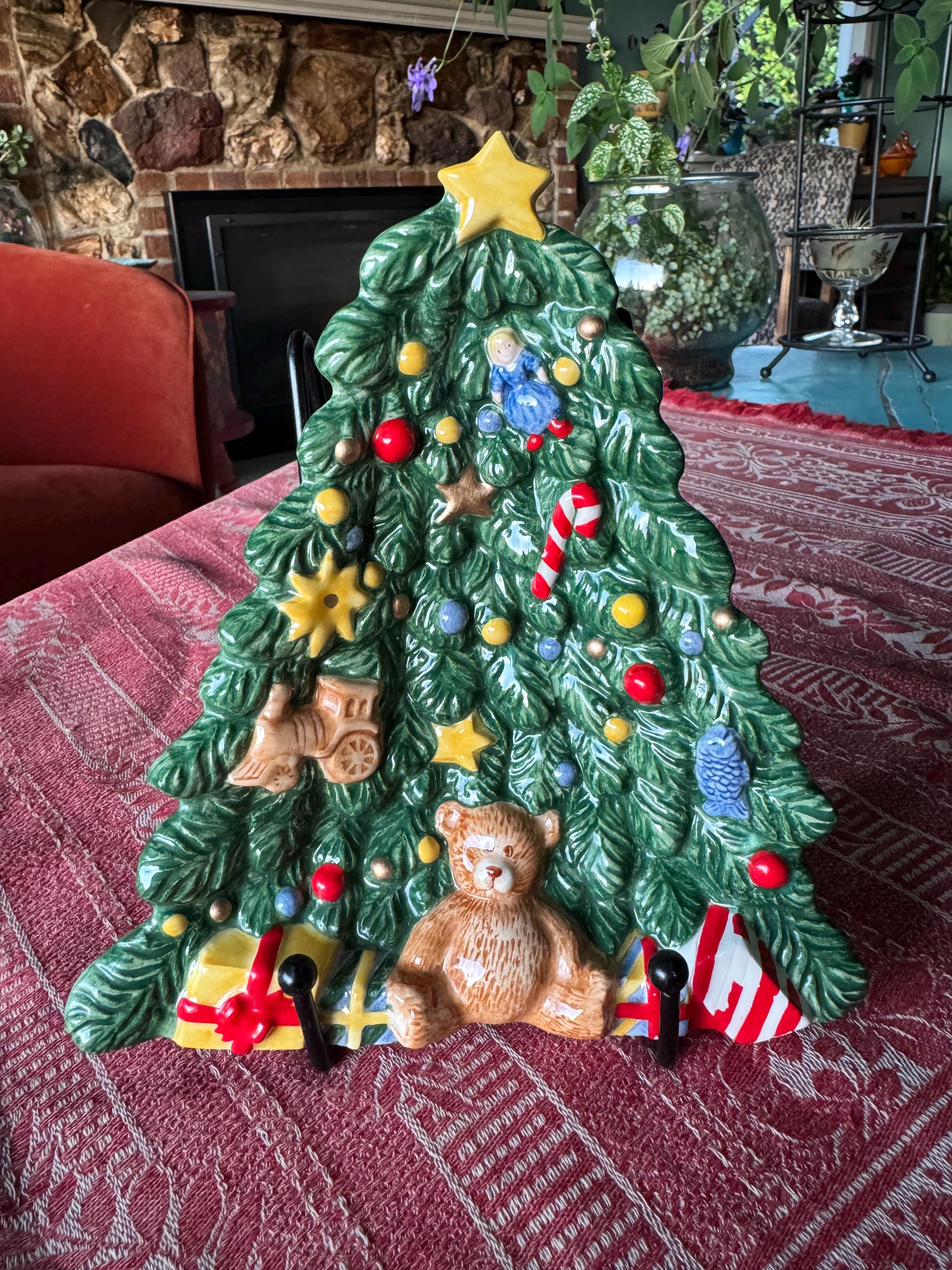 Nikko Christmas Tree Plates - Etsy