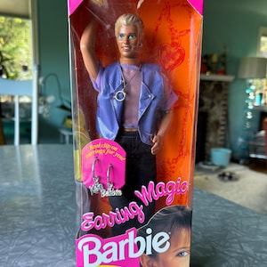 Earring Magic Ken Vintage 1992 No. 2290 Mattel Barbie