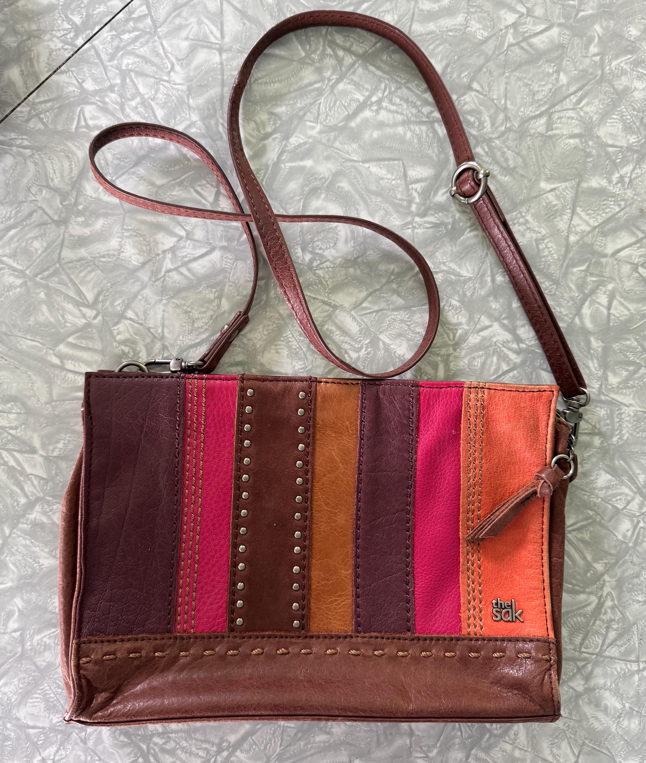 The Sak Leather Crossbody Multi Color 3-way Bag - Etsy