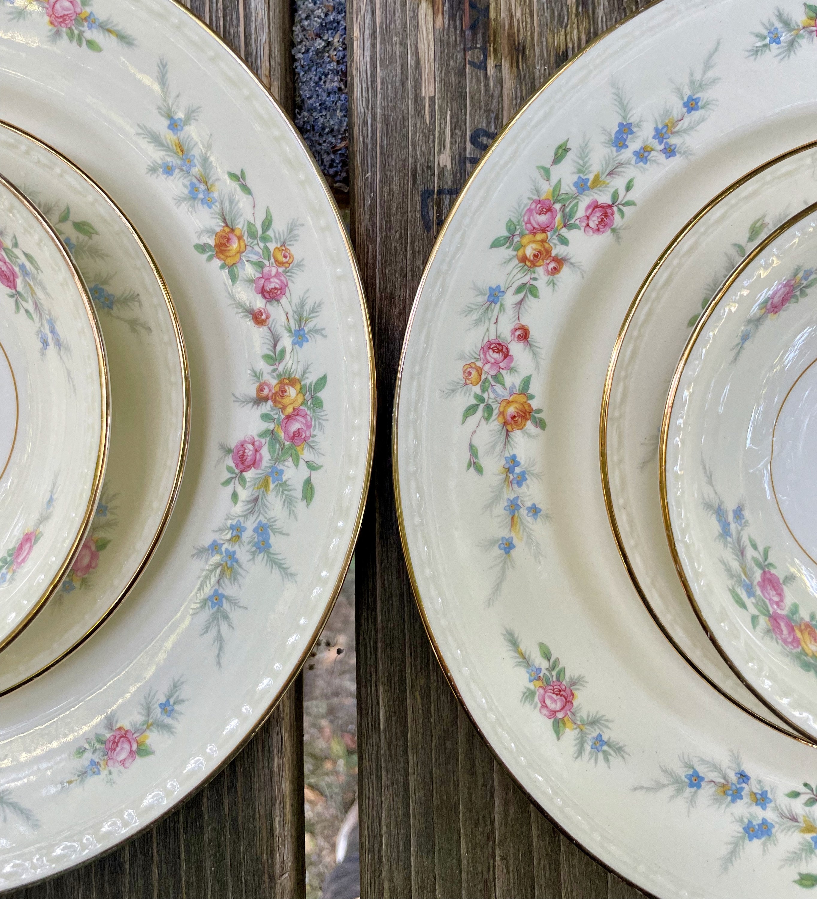 Homer Laughlin Eggshell Georgian Cashmere Set of Choice Vintage