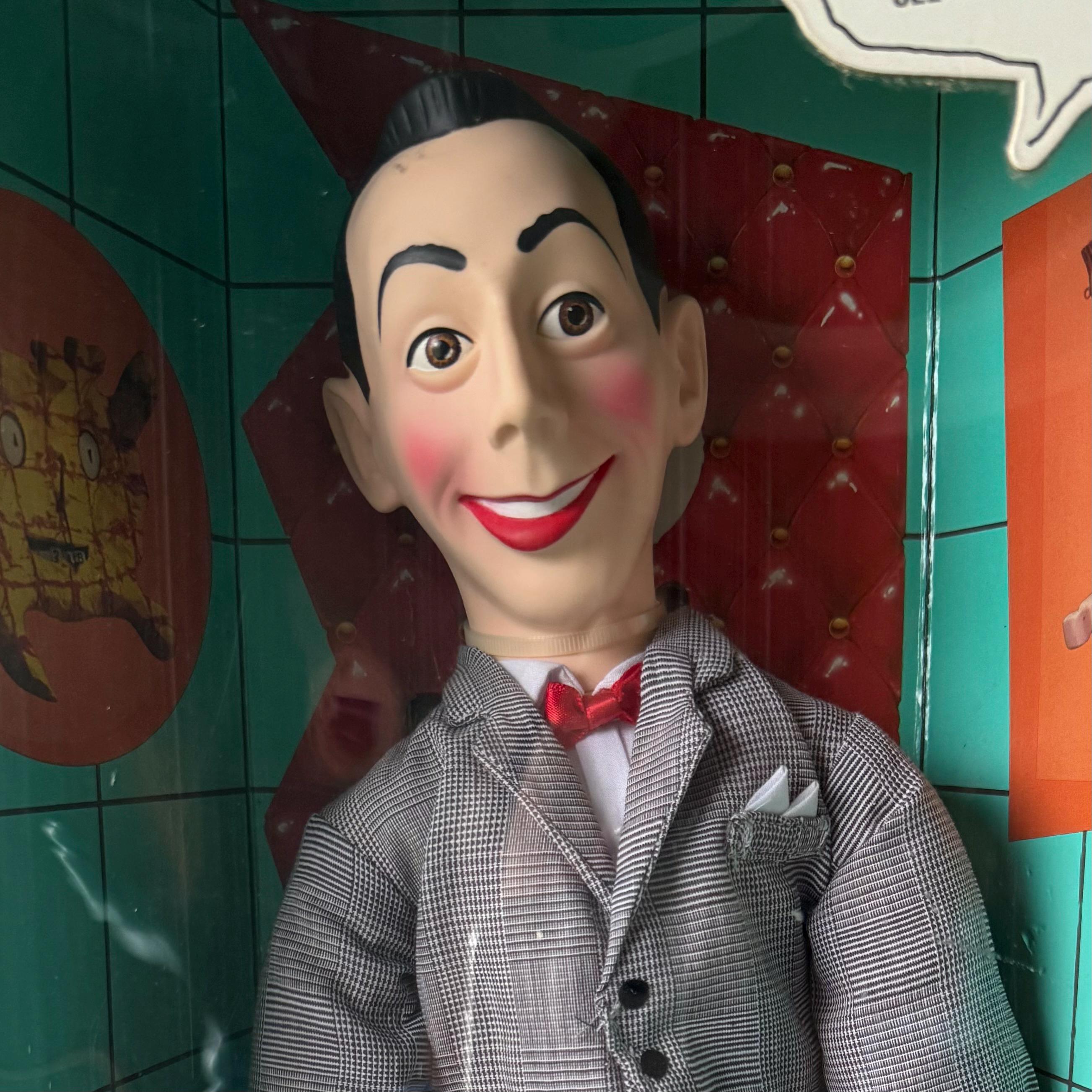 Peewee Herman Talking Doll Mint Condition in Original Box Unopened