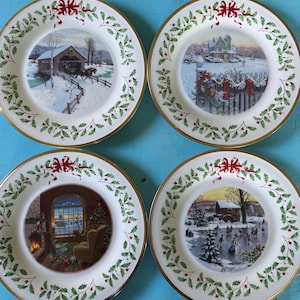 Lenox Annual Holiday Christmas Plate 2022 - Etsy