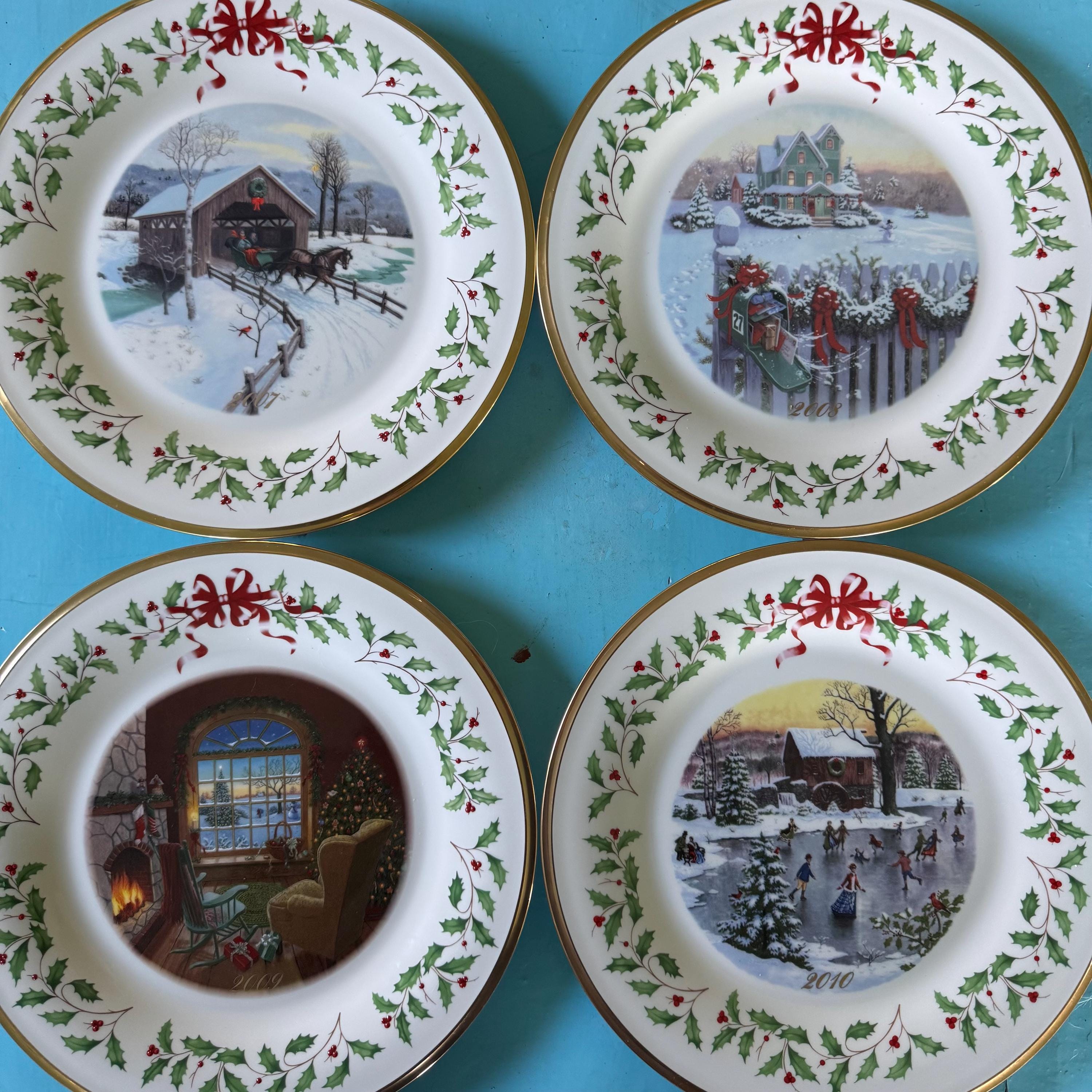 Lenox Annual Holiday Christmas Plate 2022 - Etsy