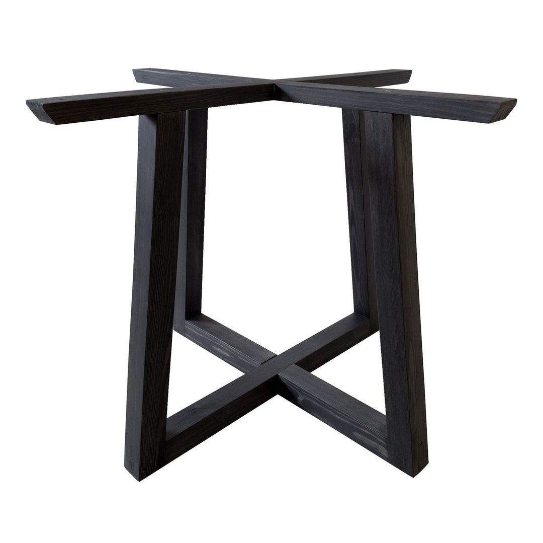 Round Dining Table Leg / Square Dining Table Base / Wooden Etsy UK