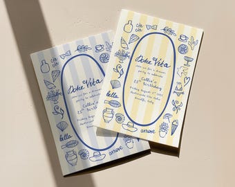 Customizable Dolce Vita Invitations - Personalized Party Invites