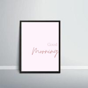 morning and night bedroom wall prints