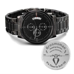 Perfect Groomsmen Gifts Stylish Watches for the Wedding Party Groomsman Proposal, Personalized   Watches, Best Groomsmen Watches for Men