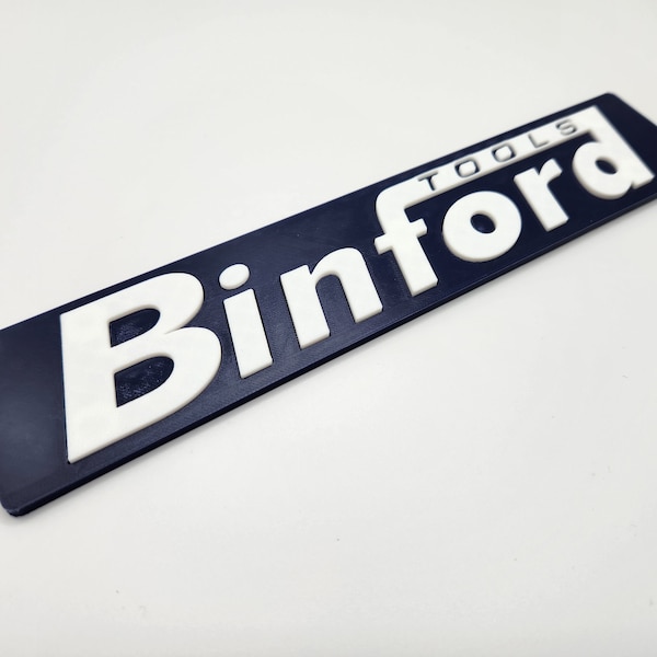 Panneau Binford - Décoration magnétique imprimée en 3D - Cadeau pour fan de série TV - Objet nostalgique de collection