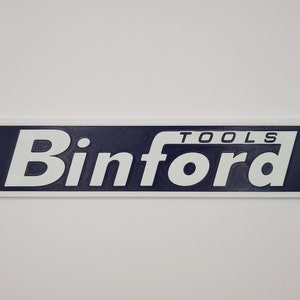 Home Improvement Binford Sign 3D Printed Magnetic Decor TV Show Fan Gift Nostalgic Collectible image 2