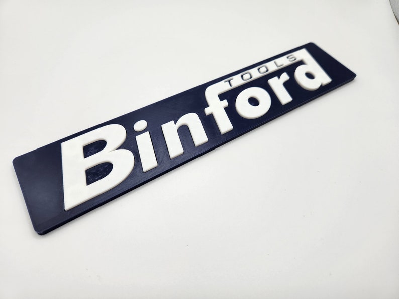 Home Improvement Binford Sign 3D Printed Magnetic Decor TV Show Fan Gift Nostalgic Collectible image 1