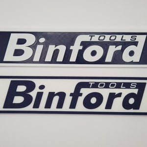 Home Improvement Binford Sign 3D Printed Magnetic Decor TV Show Fan Gift Nostalgic Collectible image 4