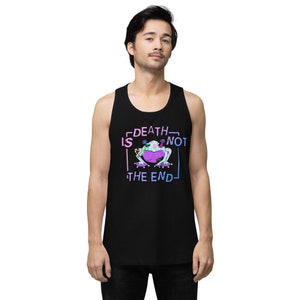 Death is Not the End (Pink & Cyan): Men&#39;s Tank