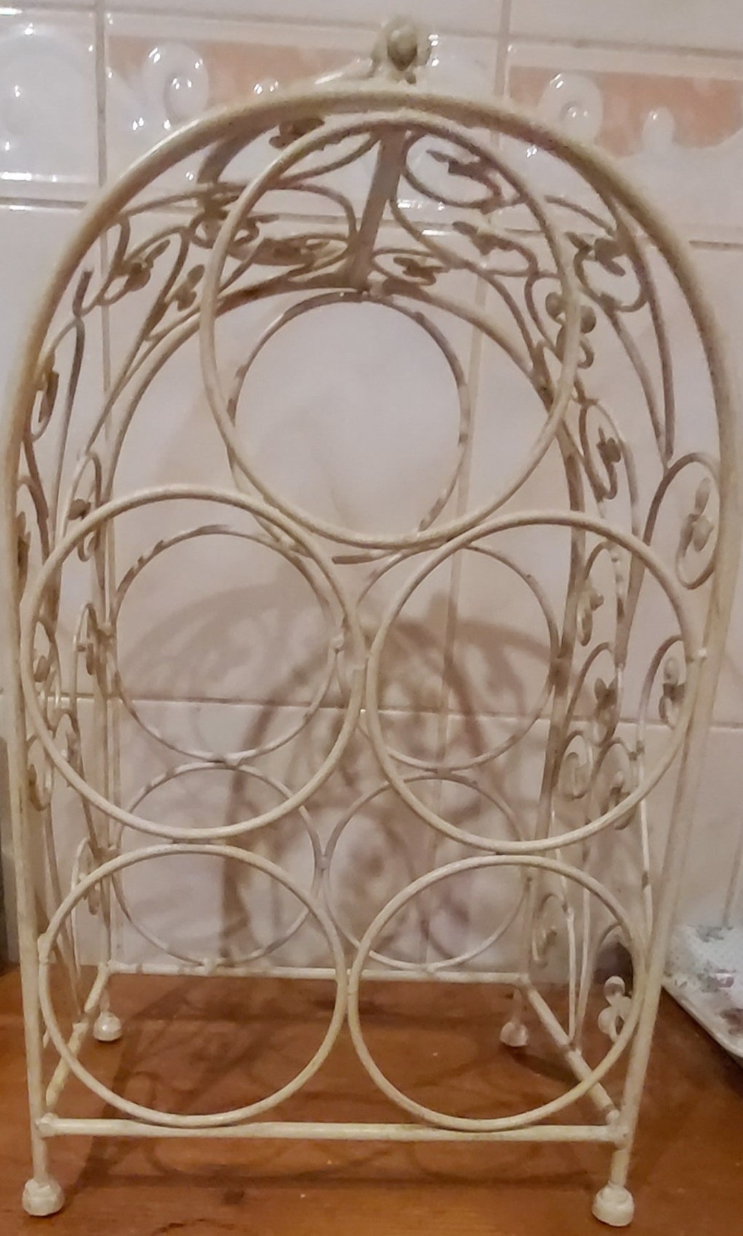 Vintage Metal Wine Rack Etsy