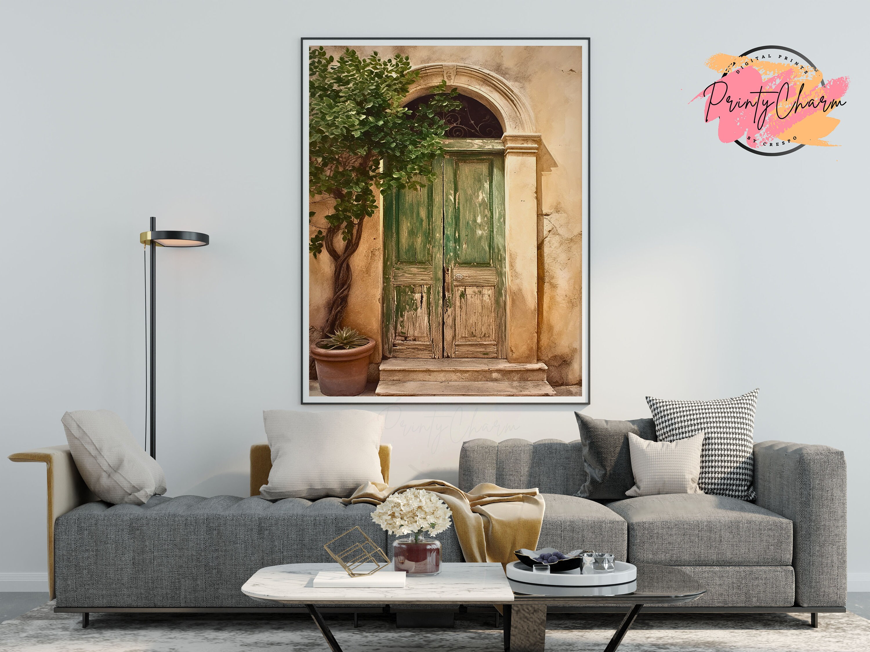 Green Door Wall Doors Wall Art Rustic Door Wall Art Etsy