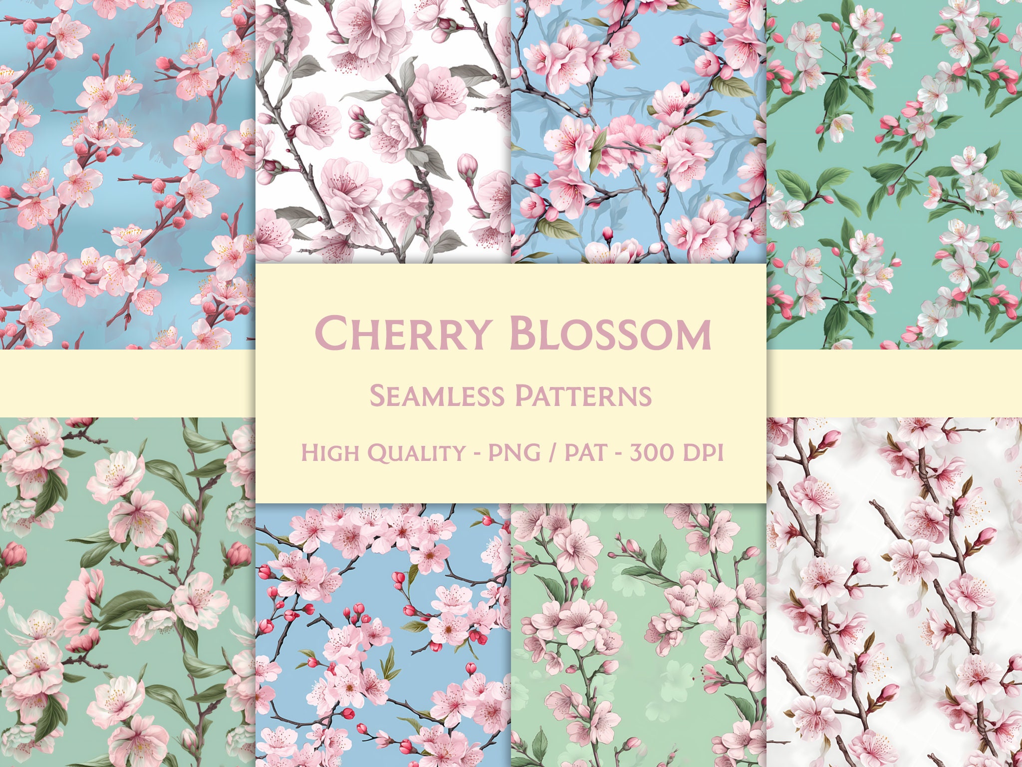 花卉圖45 Cherry Blossom Wallcovering | Astek
