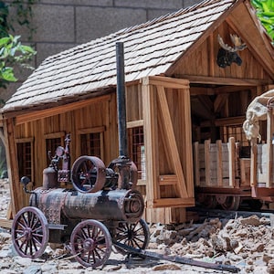 G Scale,  Frick style Portable Steam Engine,  3d printed model kit