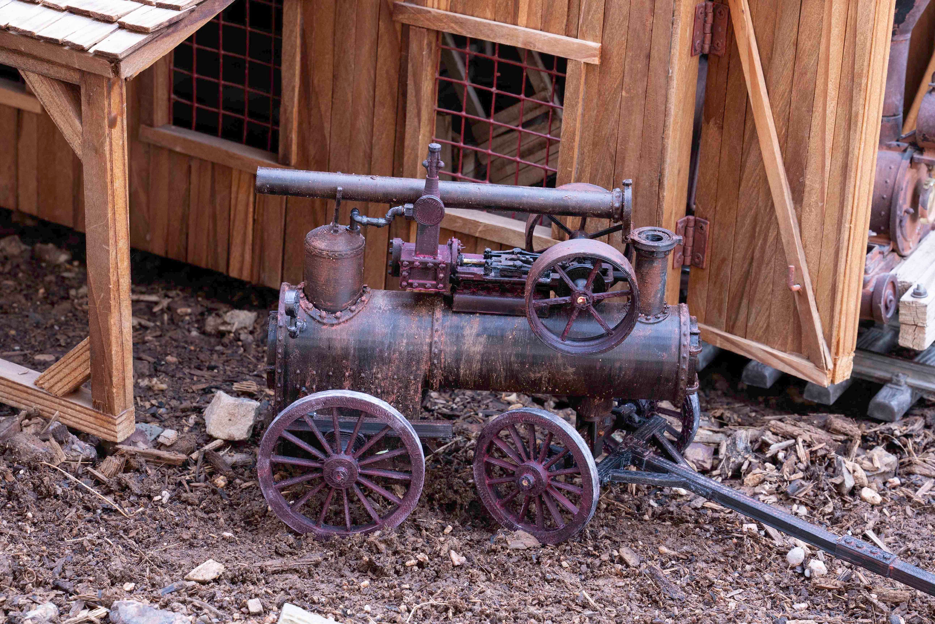 G Scale, Frick Style Portable Steam Engine, 3d Printed Model Kit Etsy