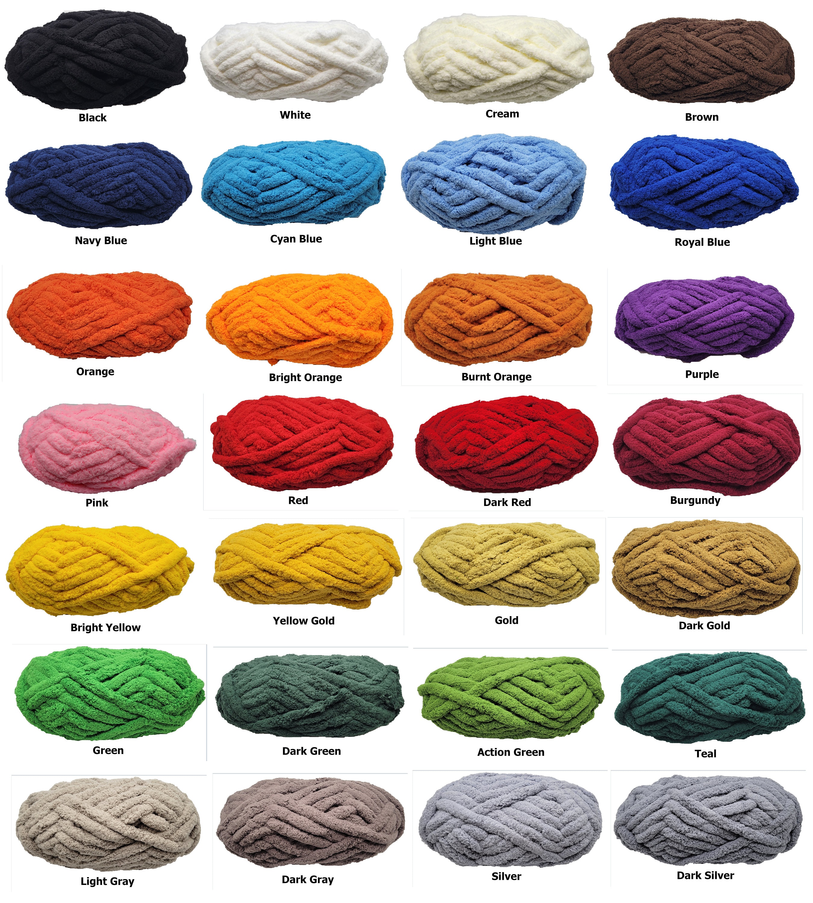 Scheepjes Yarn Whirl, Stone/River Washed Color Pack of 58 Skeins -10g Eash,  28 Yards, 78% Cotton & 22% Acrylic for Crocheting Knitting Yarn Kit