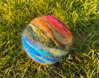 Rainbow connection dryer ball