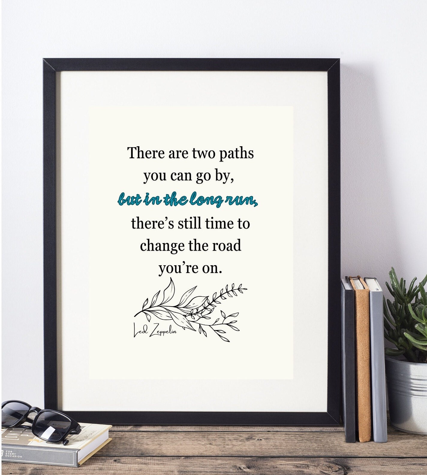 Stairway to Heaven Lyrics | Led Zeppelin | Digital Wall Art | Song ...