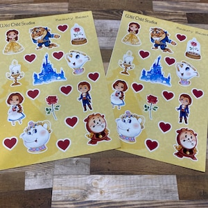 Beauty & Beast  Planner Stickers